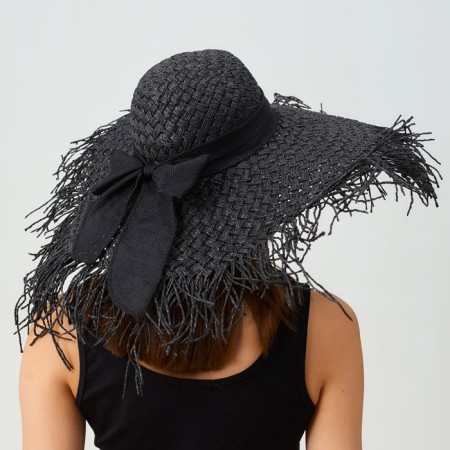 Women's hat Minaku "Summer Mood", size 56-58, color black-7