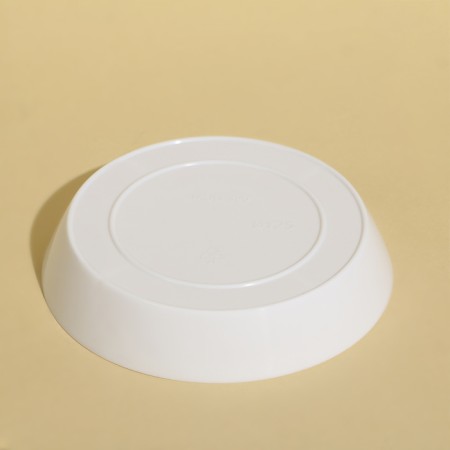 Patron for the pot, d = 11.2 cm, plastic, white-1