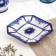 Large pies, gzhel, porcelain, d = 17 cm
