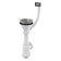 Siphon for washing Alcadrain A447-DN50/40, D = 115 mm, with a stainless grill