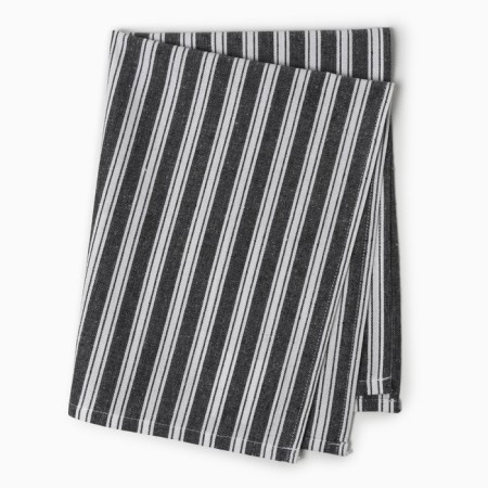 Ethel Lines towel, col. Black, 50x70 cm, 100% HL-3