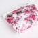 Women's wallet with lightning, white/pink color