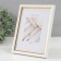 Photo frame Plastic "Mira" 13x18 cm, 636461-5, white with gold (plastic screen)