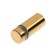 Remote holder for plates, 12x25 mm, color gold, set 10 pcs.