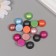 Decor for creativity tree "Half of the ball metallic" mix set 15 pcs 1.5x1.5x0.8 cm
