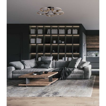 Valter chandelier, size 85x16x85 cm, 77W 10XLED IP 20-2