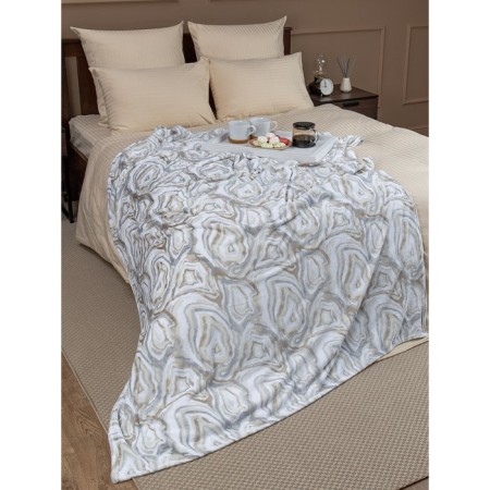 Texrepublic blanket, size 180x200 cm, gray color-8