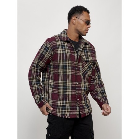 Male windbreaker, size 52, burgundy color-2