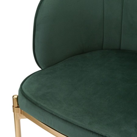 Coral chair, 560 × 500 × 850 mm, velor, green color-12