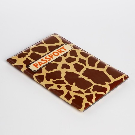 Passport cover, brown color-3