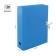 Archival folder with caligrata ties, micro -fraud, 70 mm, up to 700 l, blue