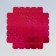 Cookie box, confectionery packaging with PVC lid, “burgundy stars”, 15 x 15 x 3 cm