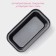Baking uniform "Jacqueline", 15.5 × 8.5 cm, anti -stick coating, black color