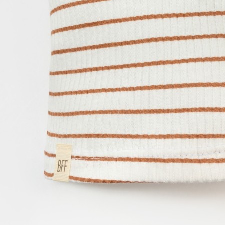 T-shirt T-shirt, I am Basic Line, height 62-68 cm, beige strip-3