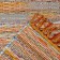 Hindi rug, size 60x90 cm, orange color