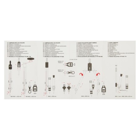 Ready-made KOH-I-NOOR 9452, 13 items, professional, large-4