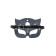 Pecado BDSM cat mask, embossed, genuine leather, black