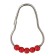 Rings for the rod set 12 pcs, with red balls