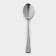 Spoon is a disposable plastic, 17.5 cm, metallic color, 6 pcs/un