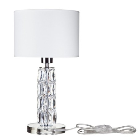 Luminaire desktop Maytoni Dia008TL-01CH, 1HE27, 40W, 25x25x4.5 cm, chromium color