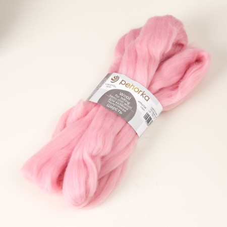 Fasting wool 100% semi-toned wool 50g (125 camelia)-1
