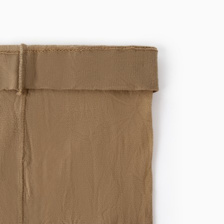Female tights Belle 20, beige color (miele), river 3-2