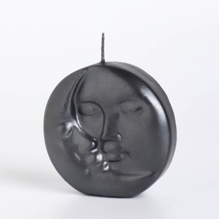 Figure candle Lacked "Sun and Moon", 6x2.5 cm, graphite-2