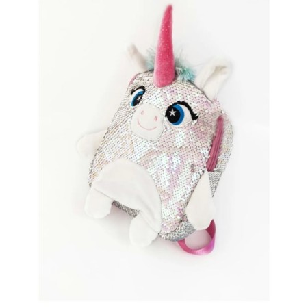 Soft toy "Obstarog's backpack" with sequins, 24 cm-1