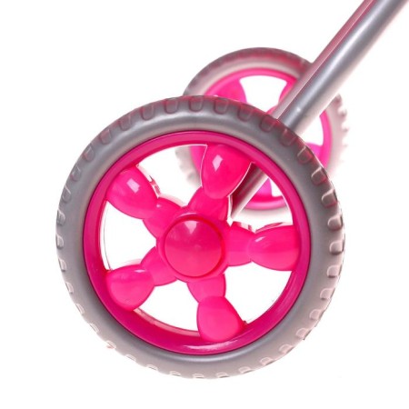 Winter doll stroller, with a bag, handle is regulated, a metal frame, mix-7