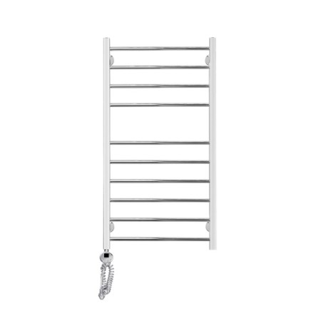 Domoterm electric heated towel rail "Cuba" P10, 500x1000 mm, left, chrome-1