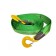 Cable tugbox service key, super-superintendent, 10 tons, 5 m, tape width 60 mm, 2 hooks 94898