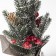 LED figure “Christmas tree with berries and cones”, 8.5 × 29 × 6.5 cm, plastic, batteries CR2032x2, glow warm white