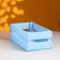 Wooden Kashpo 24.5 × 13.5 × 9 cm "Two Light", two -string, blue giving beautifully