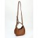 Bag Women's Tout with zipper, brown color