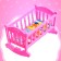Pups "My Baby" with a bed, with accessories
