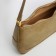 Bag Women's Baget with a zipper, khaki color