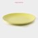 Board ceramic dessert shade "pastel", d = 19 cm, yellow color