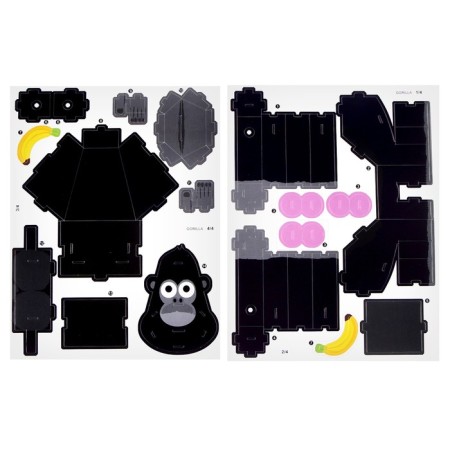 Set for creativity Sector 3d figures "Gorilla"-1