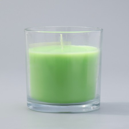 Aromatic giant candle in a glass "apple with cinnamon", soy wax, 10x10 cm-2