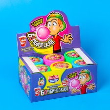 Chewing gum with sour powder 