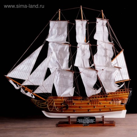 Ship "Victoria", 79x73 cm-13