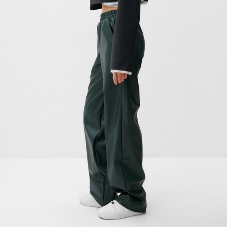 Women's leather pants Mist Bas, p. 48, green-3