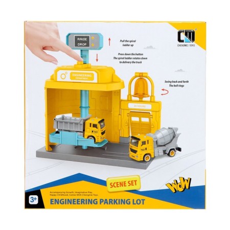 Parking "Building Elevation", with a lifting, the machine drops off the button, the bell calls, mix-16
