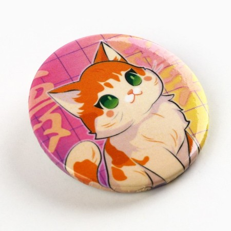 Sunset icon "Red Kitten", D = 38mm-2