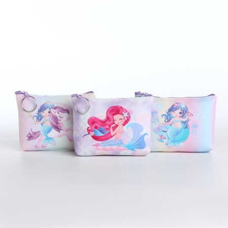 Children's wallet with a zipper, color mix-2