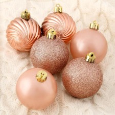Set of balls plastic D-6 cm, 8 pcs 