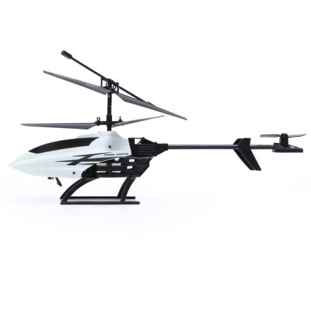 The radio -controlled “expert” helicopter works on the battery, the color is white-1