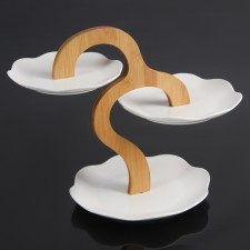 Ceramic dish for cakes 3-long 