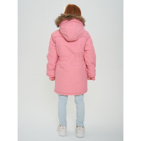 Winter park for a girl, height 122 cm, pink color-4