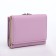 Women's wallet on the button, lilac color